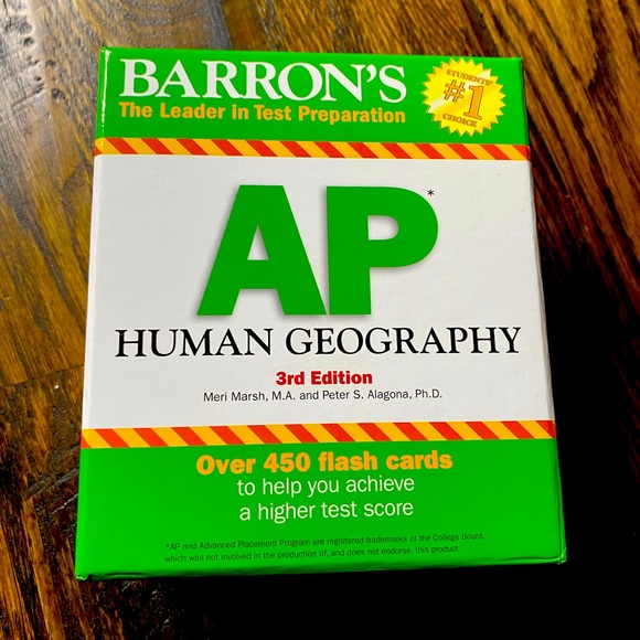 Barron’s Games Ap Human Geography Flashcards Poshmark